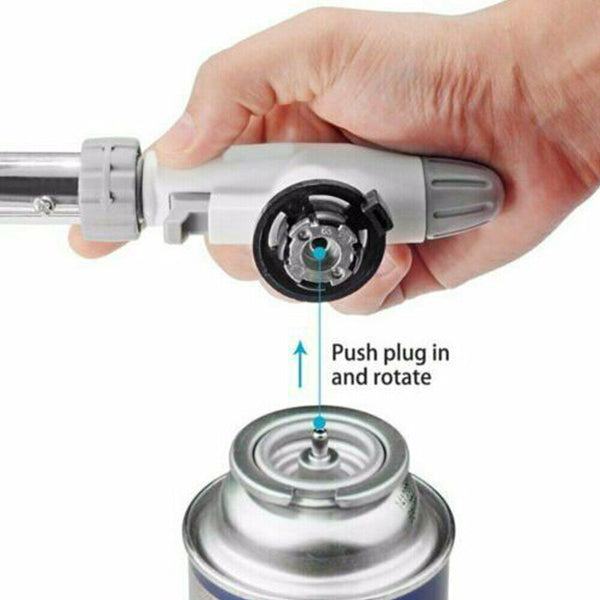 Butane Gas Torch Blow Camping Iron Welding Soldering Fire Lighter Frame Gun AU