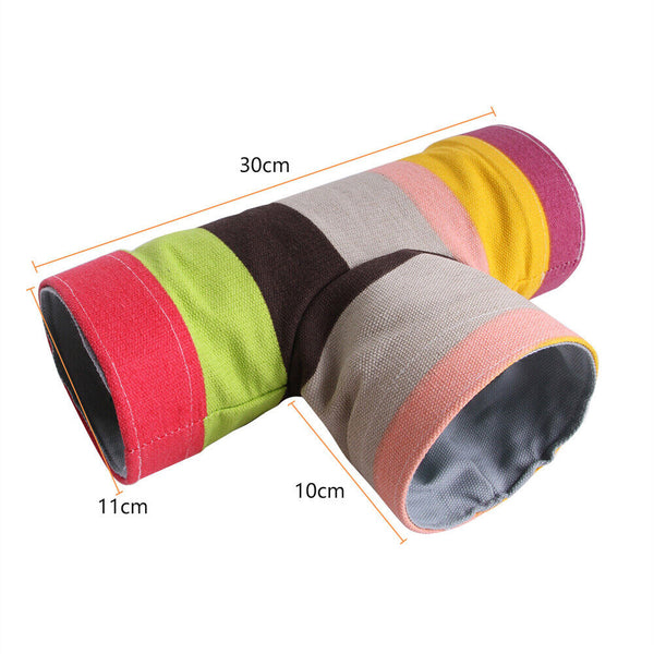 Small Pet Tunnel Guinea Pig Toys Ferret Play Tunnels Tubes for Hamster Hedgehog