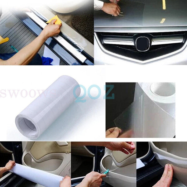 Car 15cm x 3m Anti-Scratch Paint Protection Film Vinyl Clear Protective Sticker