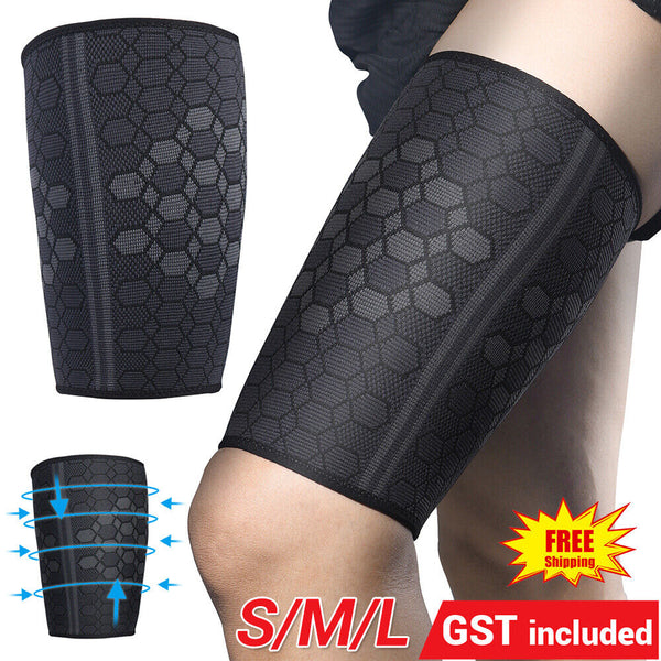 Thigh Support Compression Sleeve Upper Leg Brace Hamstring Swelling Quadriceps