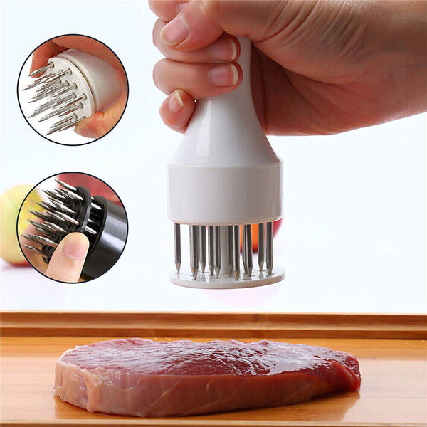 Kitchen Meat Tenderizer Steak Hammer Pin Beef Stainless Steel Needles Cook Tool