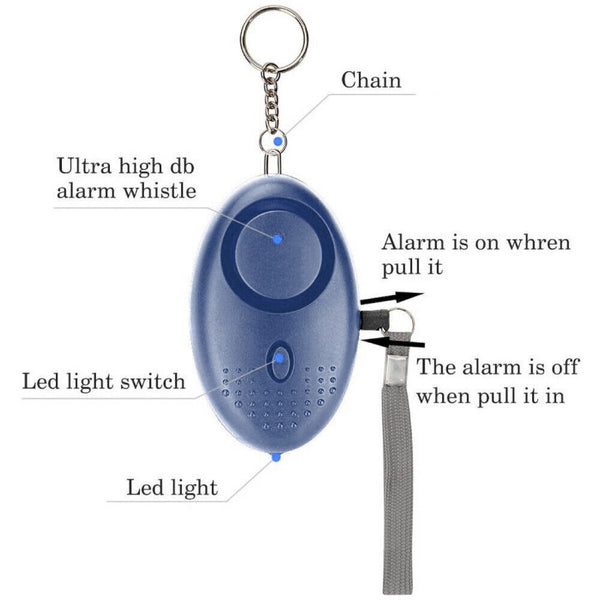 UP3 Police Approved Alarm Personal Panic Rape Attack Safety Security Alarm 130DB