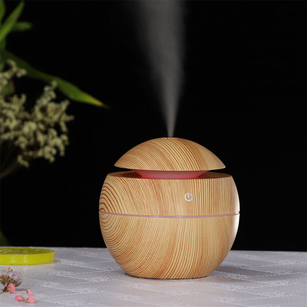 Ultrasonic Aroma Air Humidifier Aromatherapy Diffuser Essential Oil LED Purifier