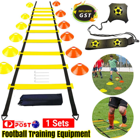 Football Training Equipment for Kids Speed Agility Agility Ladder Set 12 Rung 6M