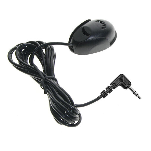 2x Car External Microphone 3.5mm in Wires For Stereo Audio Bluetooth Hands Free