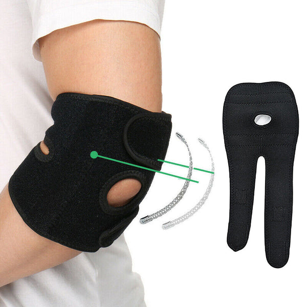 Tennis/Golf Elbow Support Brace Padded Bandage Forearm Tendonitis Pain Relief AU