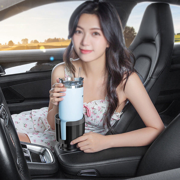 Car Cup Holder Expander Adapter for Bottles & Big Drinks Stable Fit for Car Auto