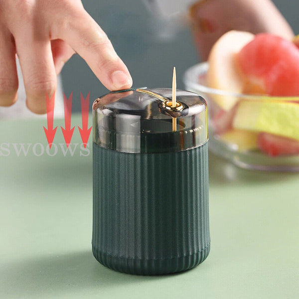 Automatic Toothpick Box Holder Container Portable Toothpick Dispenser