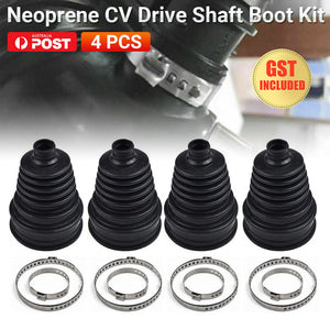 4pcs CV Drive Shaft Boot Kit/Universal Round Clamp Replacement Set NEW