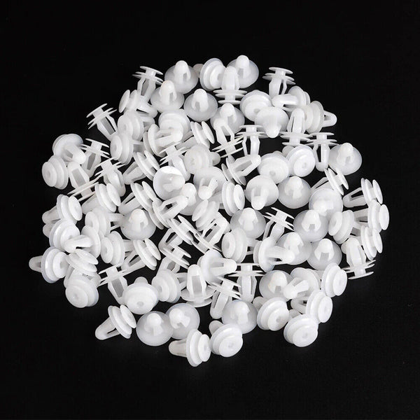 100pcs Door Panel Retainer Interior Door Card Trim Clip Fastener Stem Dia 9mm