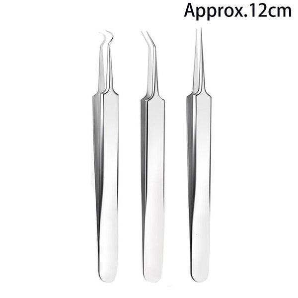 4pcs Blackhead Remover Tool Pimple Popper Pore Blemish Comedone Acne Cleaner