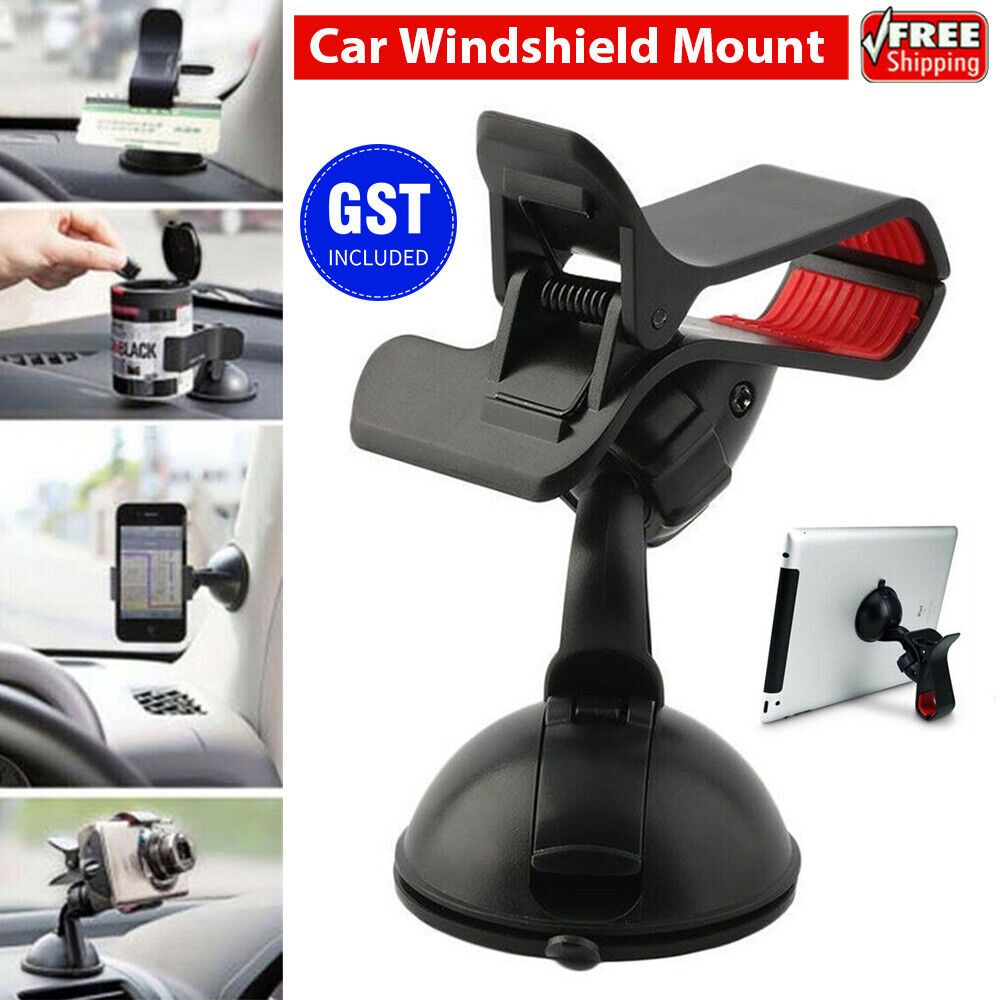 Car Windshield Mount Cradle Holder Stand Mobile Phone for iPhone Samsung GPS