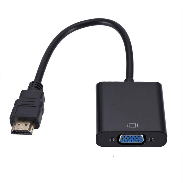 1080P HDMI Male to VGA Female Video Cable Cord Converter Adapter For Monitor PC