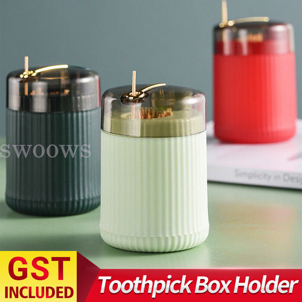 Automatic Toothpick Box Holder Container Portable Toothpick Dispenser