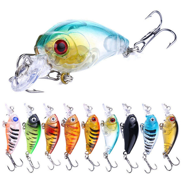 9PCS Fishing Lures For Bream Bass Trout Redfin Perch Cod Flathead Whiting Tackle