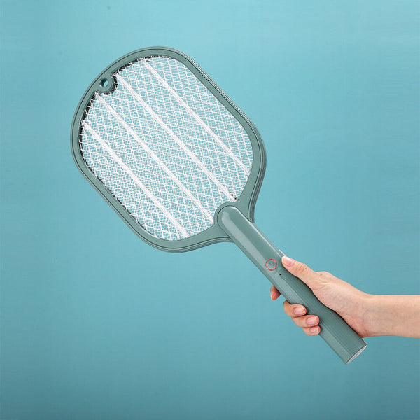1/2Mosquito Insect Killer Bug Zapper Electric USB Rechargeable Racket FlySwatter