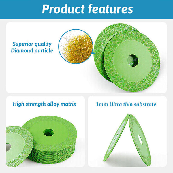 1/2/3 Angle Grinder Diamond Saw Blade Glass Ceramic Grinding/Cutting Wheel Disc