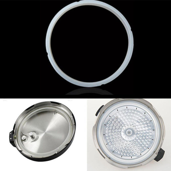 Replacement Silicone Rubber Clear Gasket Sealing Ring Pressure Cooker Kitchen AU