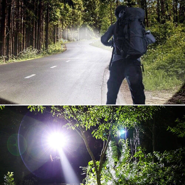 12000000LM USB Rechargeable Lamp High Powered LED Flashlight Super Bright Torch