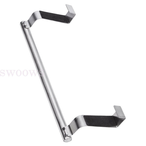 2PCS Over Door Towel Rack Holder Cupboard Hanger Kitchen Cabinet Bar Hook 23/36c