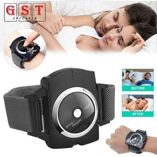 1/2Anti-Snoring Wristband Device Sleep Connection AntiSnore BraceletAid-Sleeping