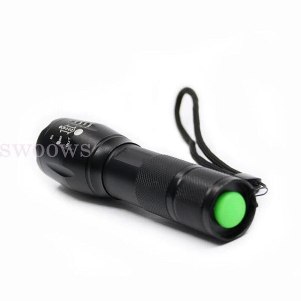 XML-T6 Tactical Flashlight Torch Super Bright Camping LED Torch Zoomable