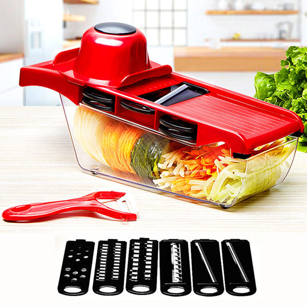 Professional Mandolin Slicer Julienne Cutter Chopper Fruit Vegetable Veg Peeler