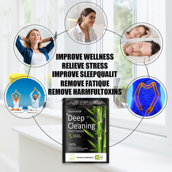 500 Pack Detox Foot Patches Pads Natural plant Toxin Removal 500 Sticky Adhesive