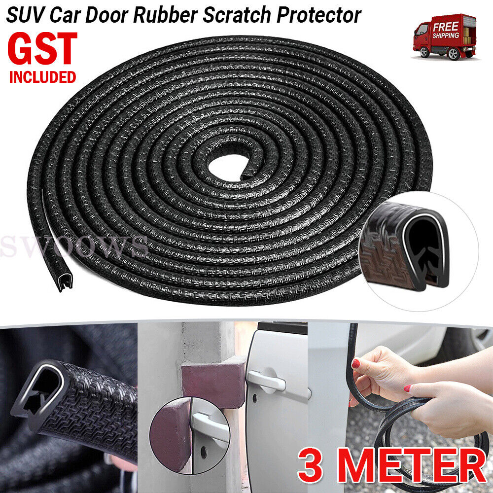 3M Car Door Edge Protector Trim Guard Molding Rubber Seal Strip Scratch