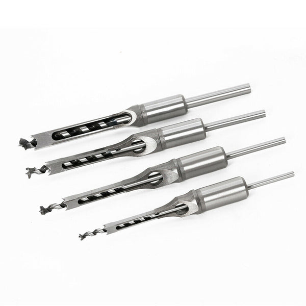 6.4/8/10/12.7mm HSS Square Hole Drill Bit Mortising Chisels Woodworking Tool