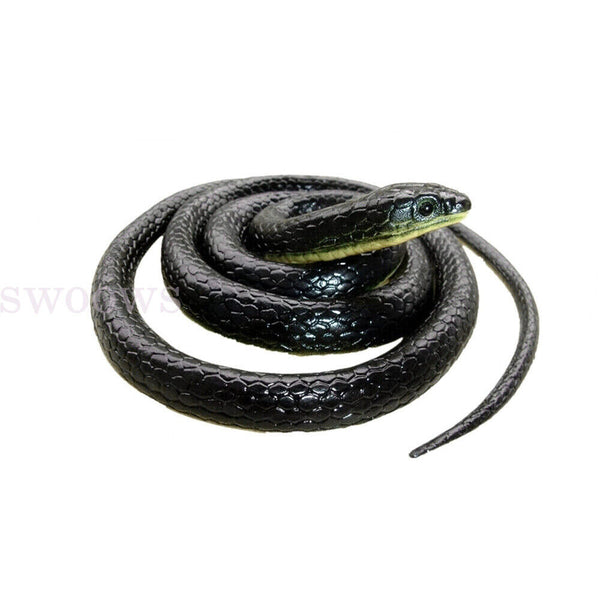 NEW 1.3M Rubber Snakes Realistic Trick Simulation Whimsy Fake Garden Pretend Toy