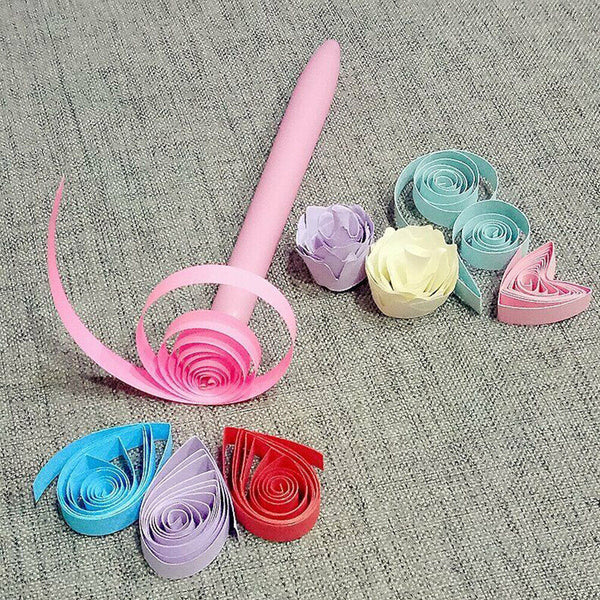 NEW Slotted Paper Quilling Tool Pen Winder Roll DIY Origami Craft Handmade Kit