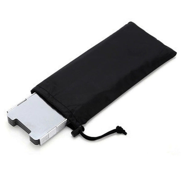 10-20 plates Foldable Aluminum Camping Cooker BBQ Gas Stove Wind Shield Screen