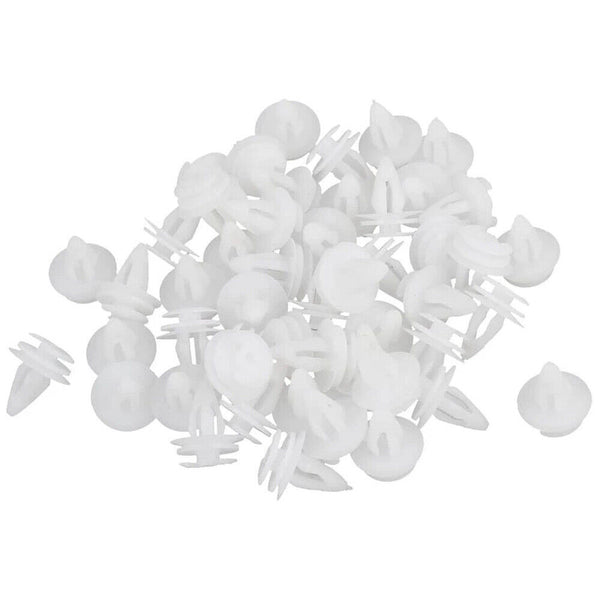 100pcs Door Panel Retainer Interior Door Card Trim Clip Fastener Stem Dia 9mm