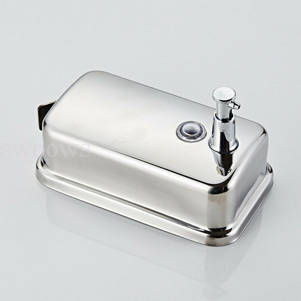 STAINLESS STEEL COMMERCIAL GRADE POLISHED LOTION SOAP DISPENSER 500/800/1000ML