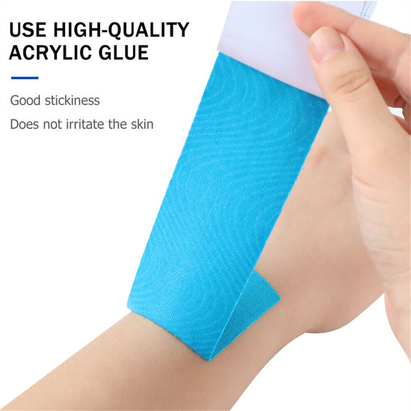 6x Athletic Elastic Physio Sports Kinesiology Rock Tape Muscle Bandage 5cmx5m AU