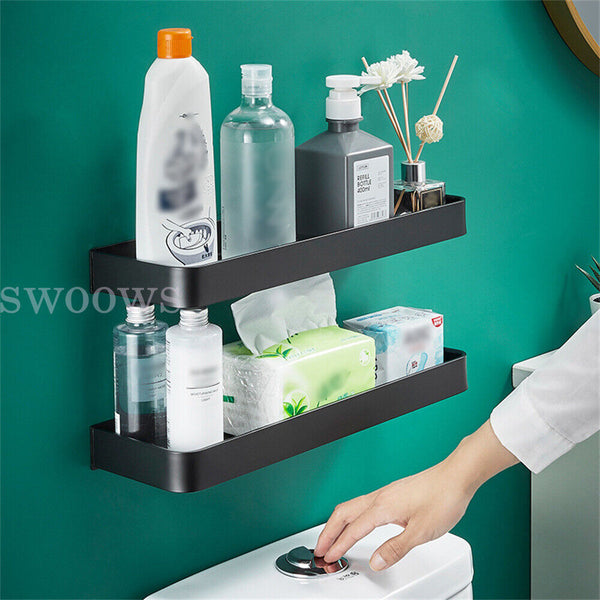 Household Hanging Hook Bathroom Shelf Kitchen Rack Washroom Shower Shelves