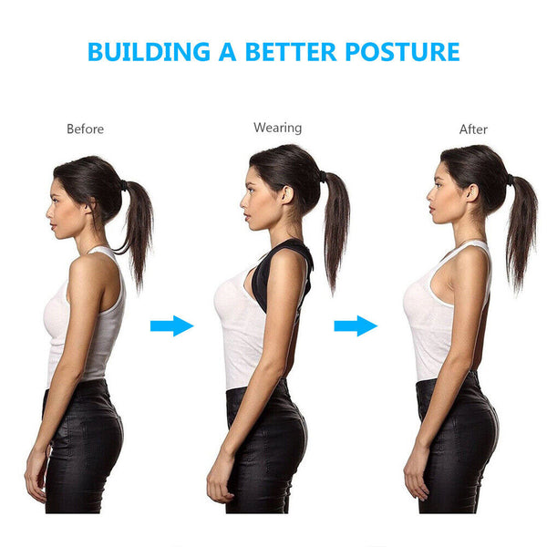 Posture Corrector Clavicle Support Back Straight Shoulders Brace Strap Correct