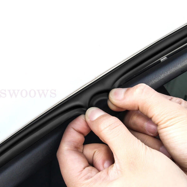 Universal Soundproof Car Door Edge Trim Moulding Seal Strip Rubber Weatherstrip