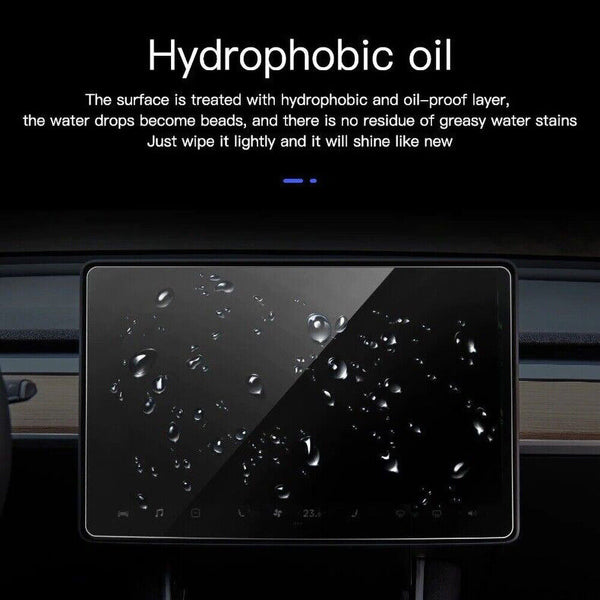 Tempered Glass Protector Navigation CenterControl Screen Film forTesla Model 3/Y