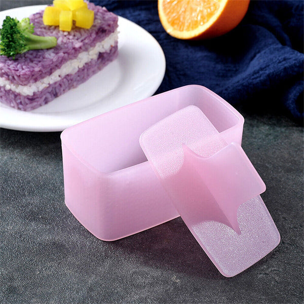 Kitchen Sushi Mold Spam Musubi Mold Onigiri Rice Ball Bento Press Maker Mould AU