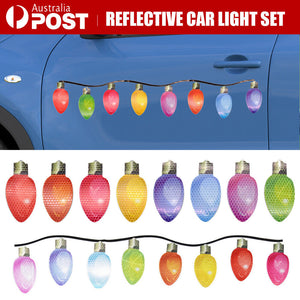 NEW Reflective Car Light Bulb Magnet Decor Lines DIY Self-priming Body Stickers