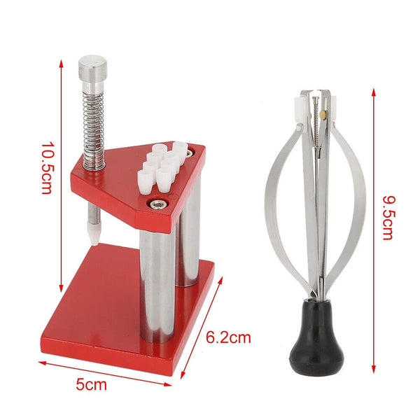 Watch Repairing Tool Kit Hand Remover Plunger Puller Press Fitting Watchmaker