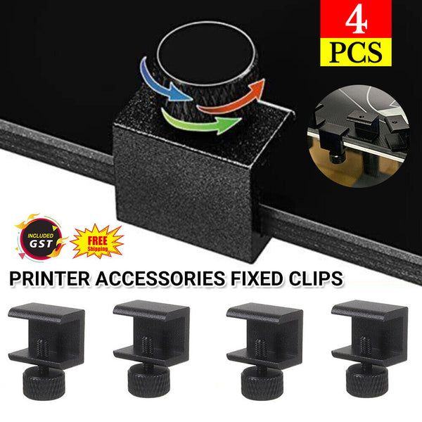 4/8Printer Accessories Fixed Clips Heated Bed Clips Hotbed Clamps 3DPrinterParts