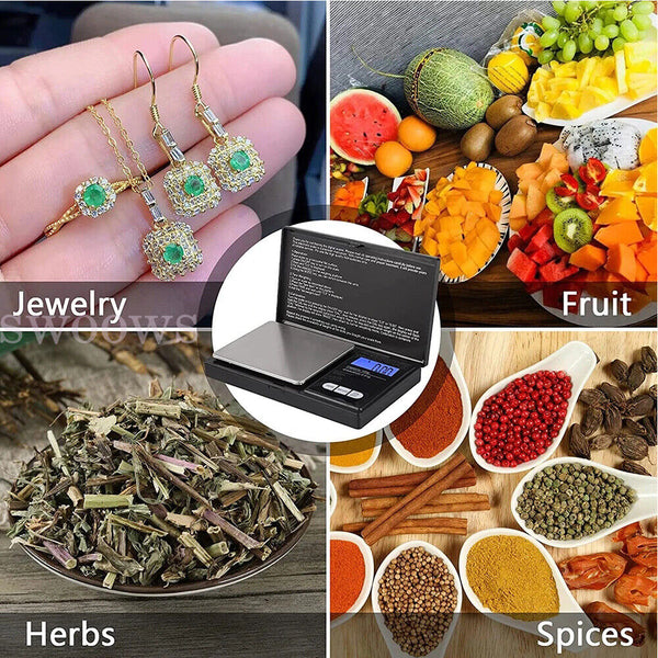 1000g/0.1g Gram Mini Pocket Electronic LCD Digital Weighing Scales Gold Jewelry