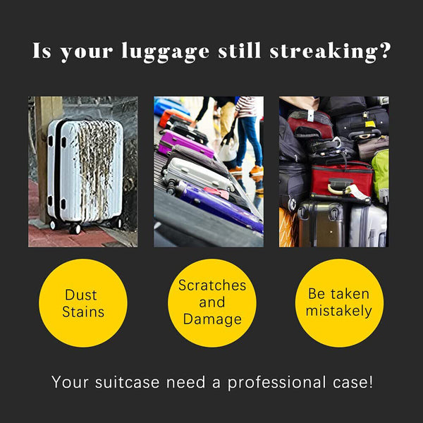 PVC Travel Luggage Suitcase Case Cover Waterproof Luggage Protective Cover