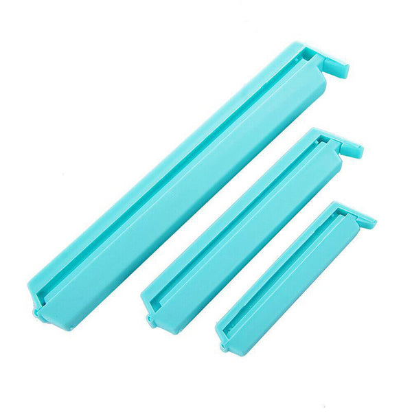 12/24pcs Plastic Sealing Bag Clip Sealer Clamp Kitchen Storage Food Snack Clips