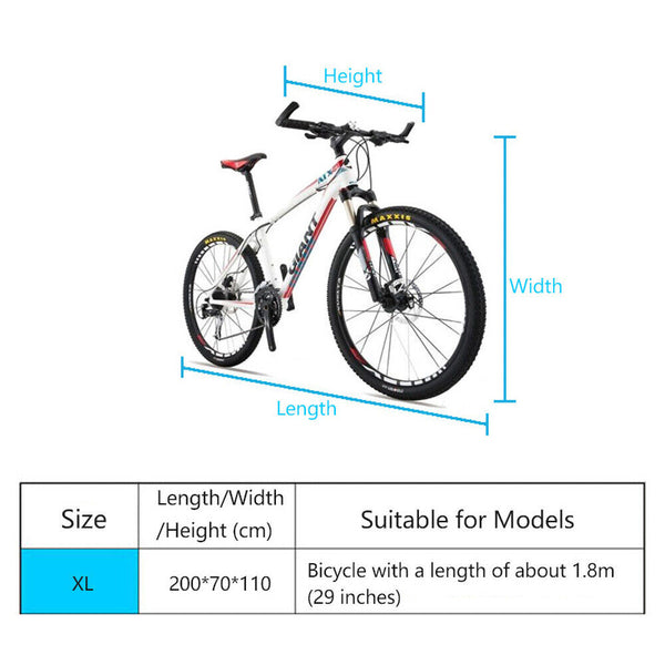 Waterproof Bike Cover Heavy UV Rain Garage Storage Protection Bicycle XL Size