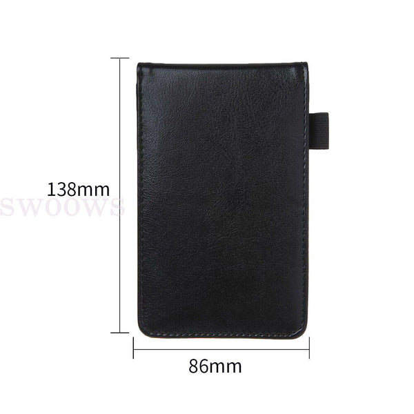 A7 Multifunction Pocket Planner Notebook Small Notepad Note Book Leather Cover