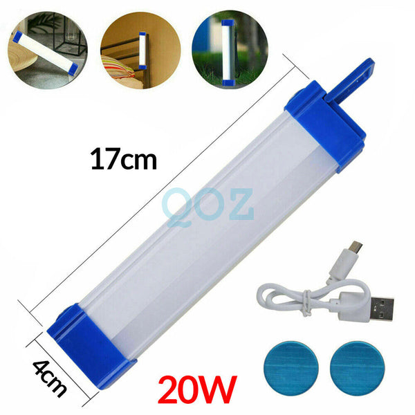 1/2x Portable Lantern LED Camping Light Lighting Stick Rechargeable Magnetic Bar